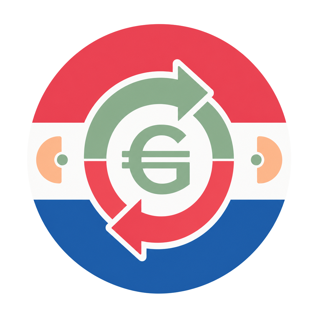 Logotipo de DóndeCambio: comparador de divisas en Paraguay